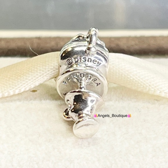 New Pandora Disney Beauty and the Beast Mrs. Potts and Chip Dangle Charm - Picture 8 of 9